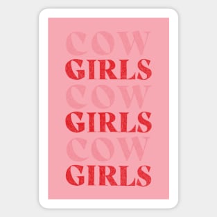 CowGIRLS GIRLS GIRLS Sticker